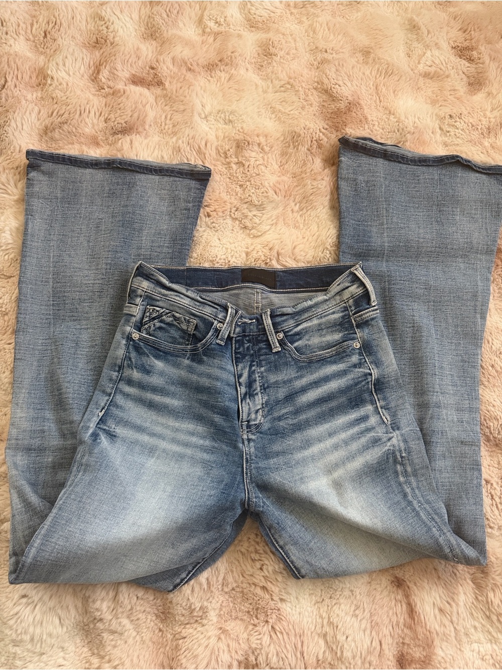 Buckle Black Fit No. 75 Flare Stretch Jeans Women’s 27x32 Dark Wash